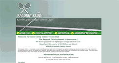 Desktop Screenshot of keeneracquetclub.com